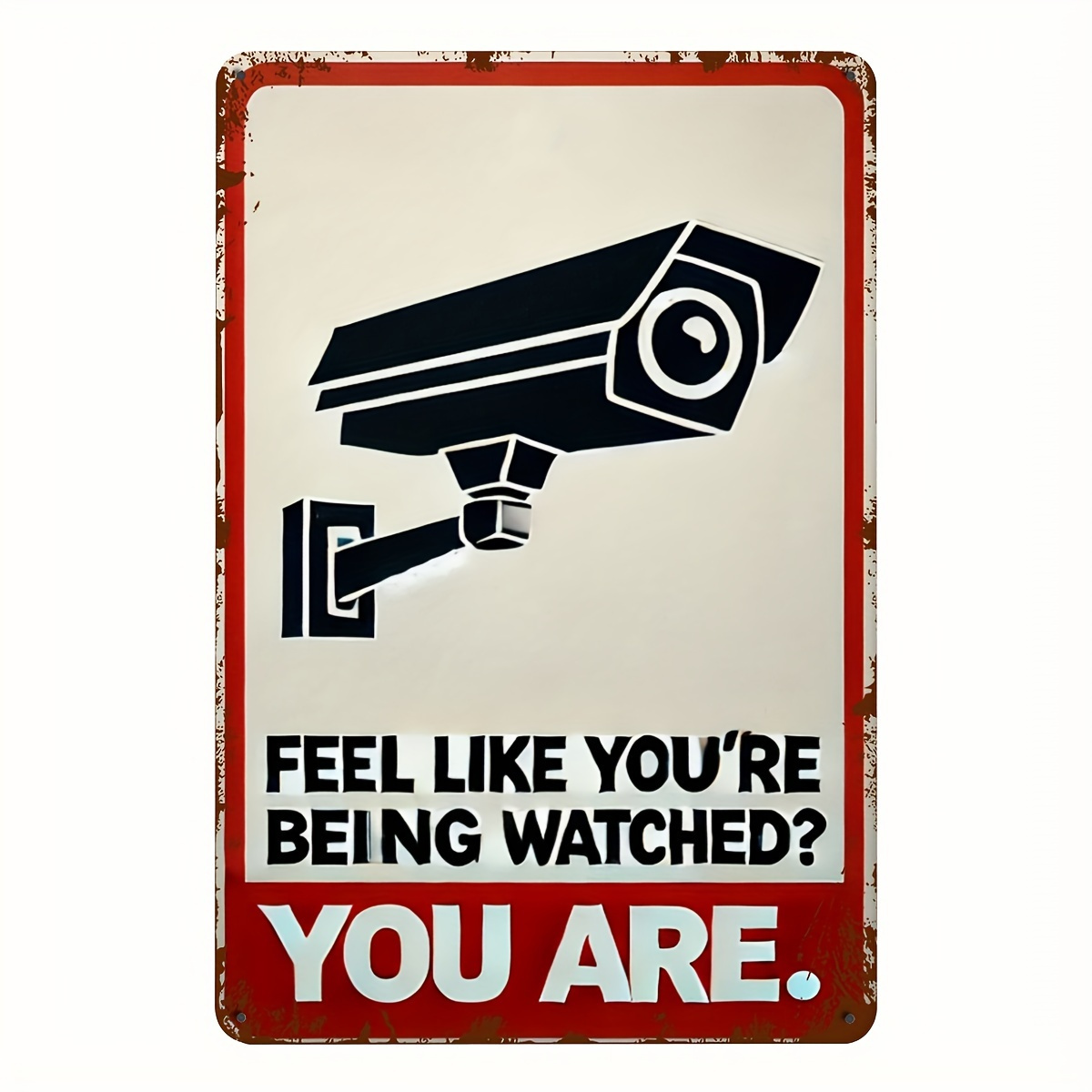 Home Security Panel - Funny Security Camera Warning Sign -