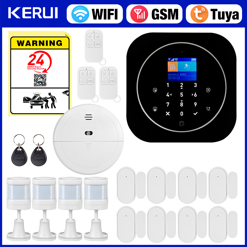 Home Security No Wifi - KERUI G12 Wireless Tuya Home Alarm