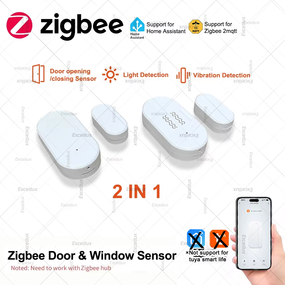 Zigbee 3.0 Door Window Sensor  - Home Security Guard ulasan dan harga
