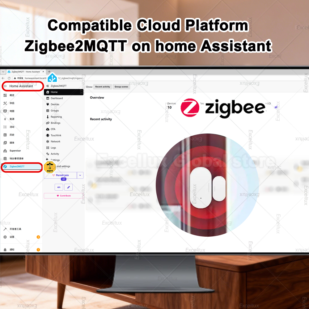 Zigbee 3.0 Door Window Sensor  - Home Security Guard ulasan dan harga