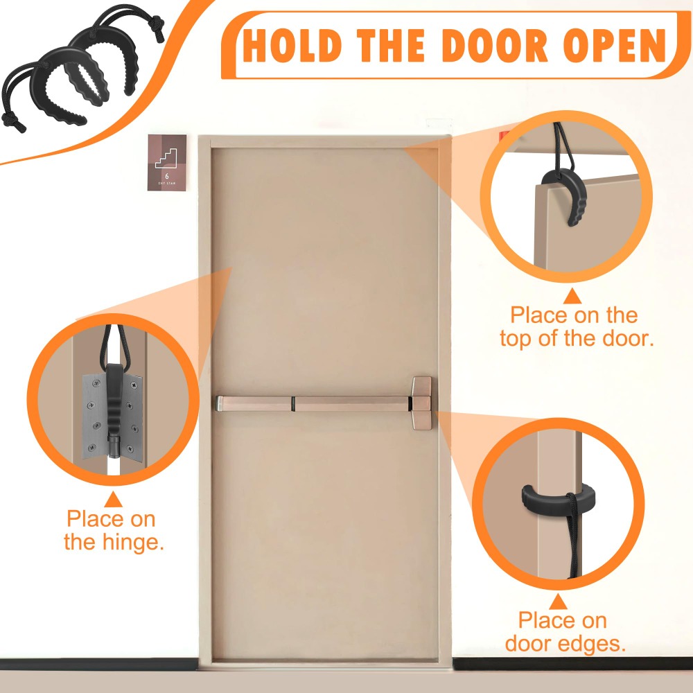 Easy to Use Rubber Door Jam Fi - Door Wedge Alarm ulasan dan harga