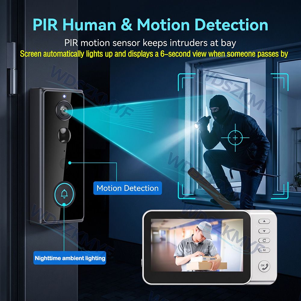 New Smart Wireless Doorbells V - Home Security Doorbell Camera ulasan dan harga