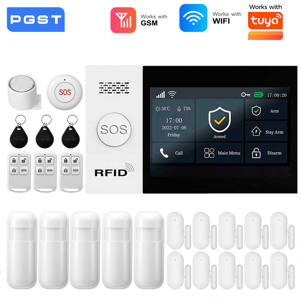 2.4G WIFI Smart GSM Alarm Syst - Home Security No Wifi ulasan dan harga