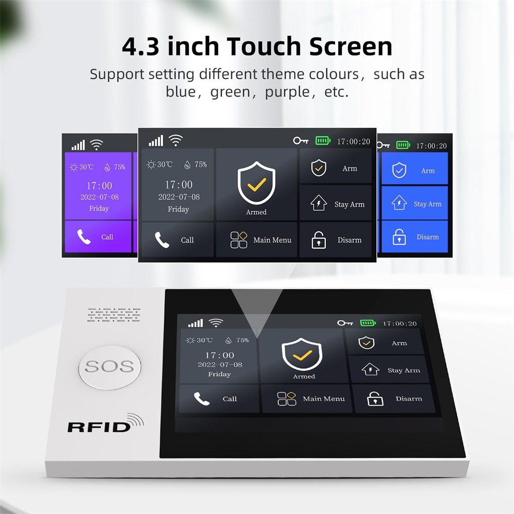 2.4G WIFI Smart GSM Alarm Syst - Home Security No Wifi ulasan dan harga