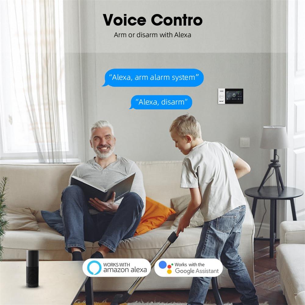 2.4G WIFI Smart GSM Alarm Syst - Home Security No Wifi ulasan dan harga