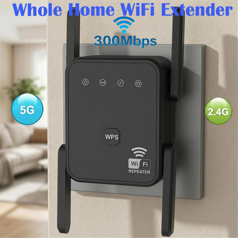 2026 New WiFi Repeater 300Mbps - Home Security No Wifi ulasan dan harga
