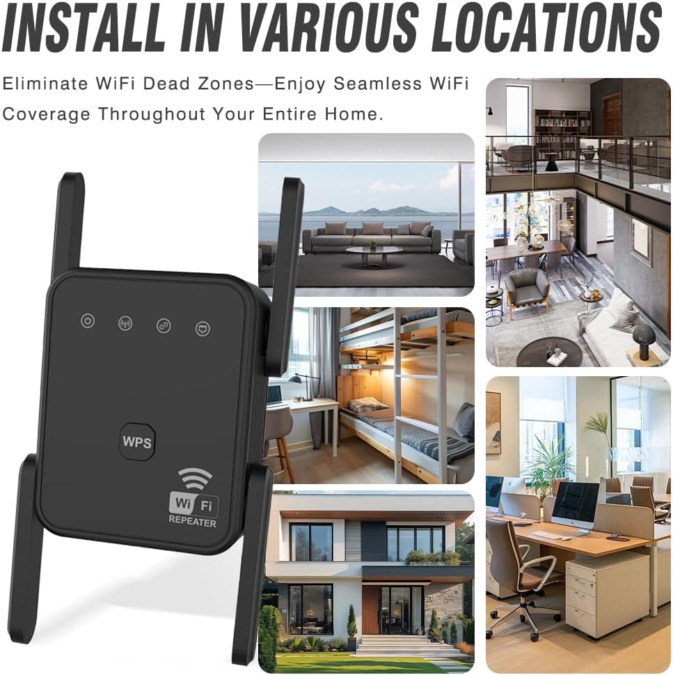 2026 New WiFi Repeater 300Mbps - Home Security No Wifi ulasan dan harga