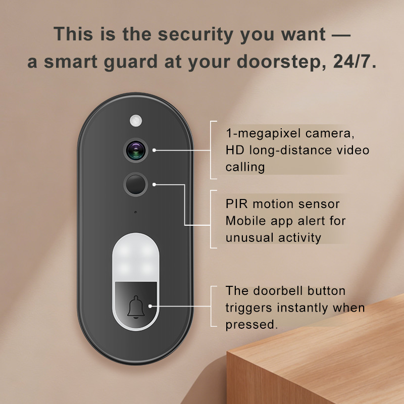 Tuya 1080P HD Wireless WiFi Vi - Home Security Doorbell Camera ulasan dan harga
