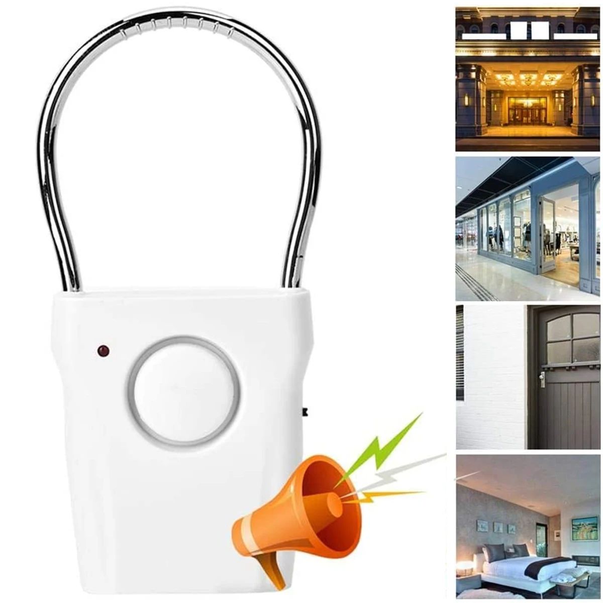 Door Handle Alarm 110dB Door S - Door Wedge Alarm ulasan dan harga
