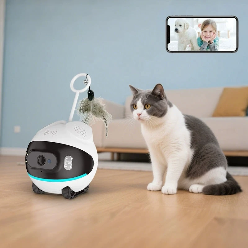 2MP 1080P Ubox APP Smart Pet G - Home Security Robot Dog ulasan dan harga