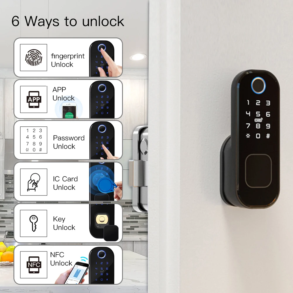 MOES WiFi Tuya Smart Lock Door - Home Security Key ulasan dan harga