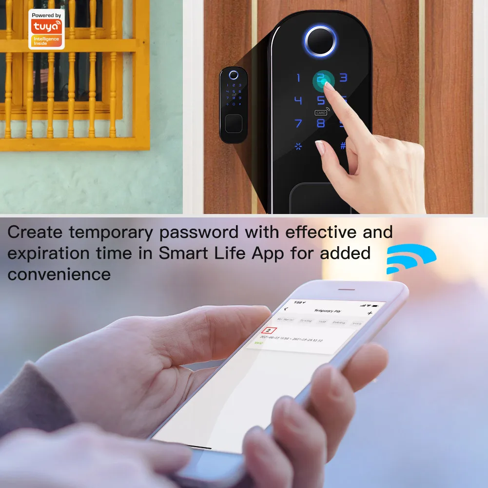 MOES WiFi Tuya Smart Lock Door - Home Security Key ulasan dan harga