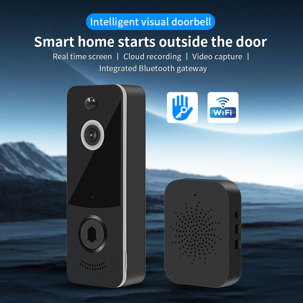 1080P WIFI Video Doorbell TTLO - Home Security Doorbell Camera ulasan dan harga
