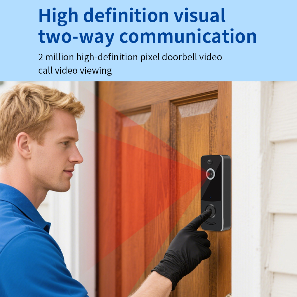 1080P WIFI Video Doorbell TTLO - Home Security Doorbell Camera ulasan dan harga