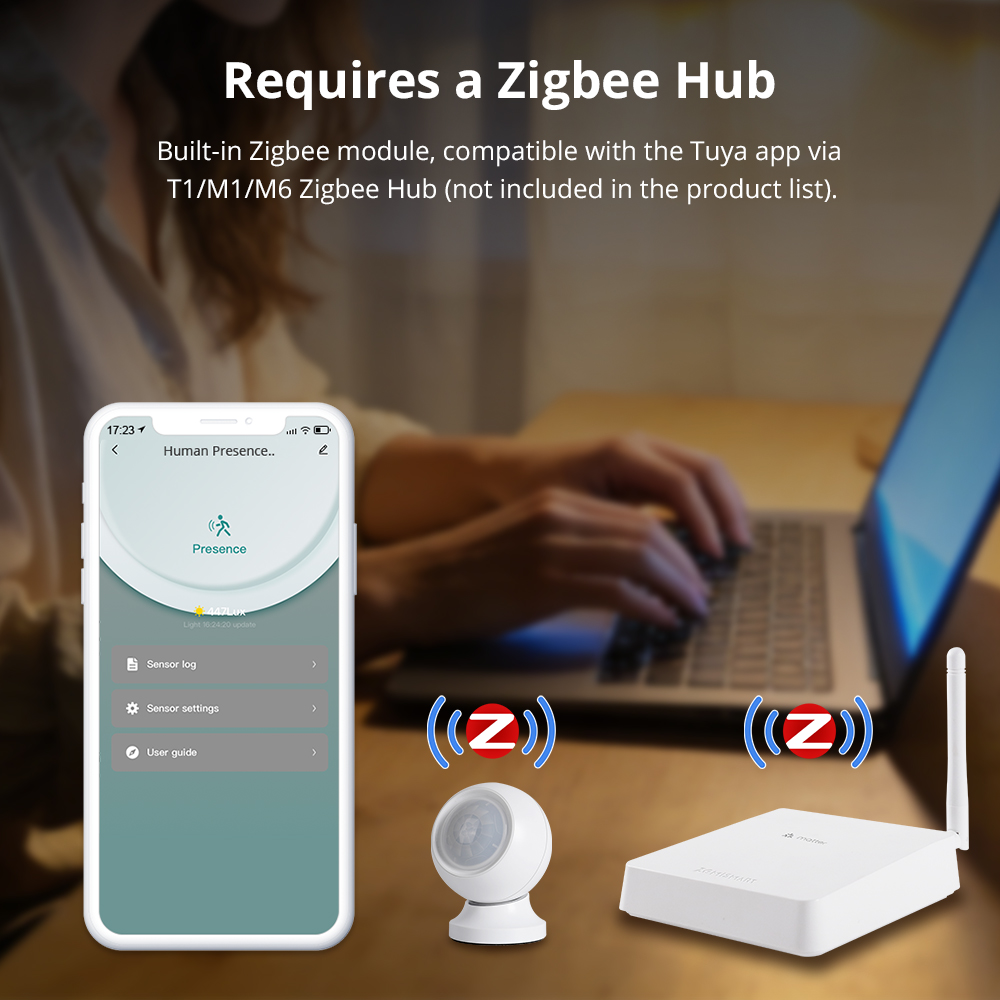 Zemismart Zigbee Smart Human P - Home Security Radar System ulasan dan harga