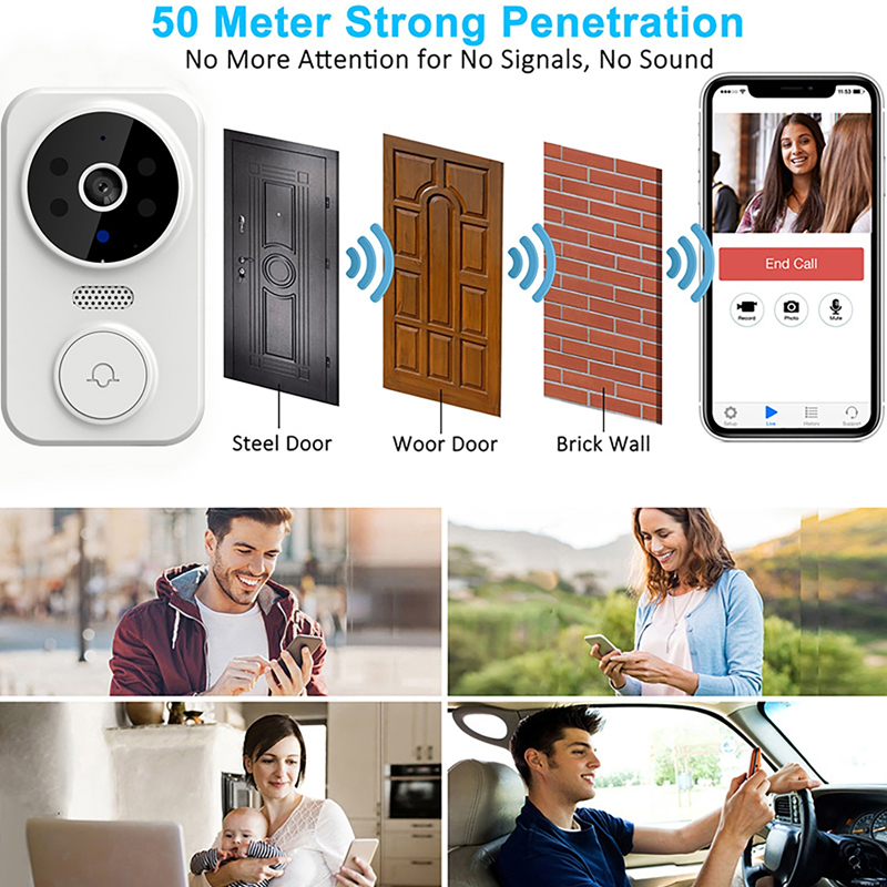 WiFi Smart Video Doorbell Came - Home Security Camera Installation ulasan dan harga