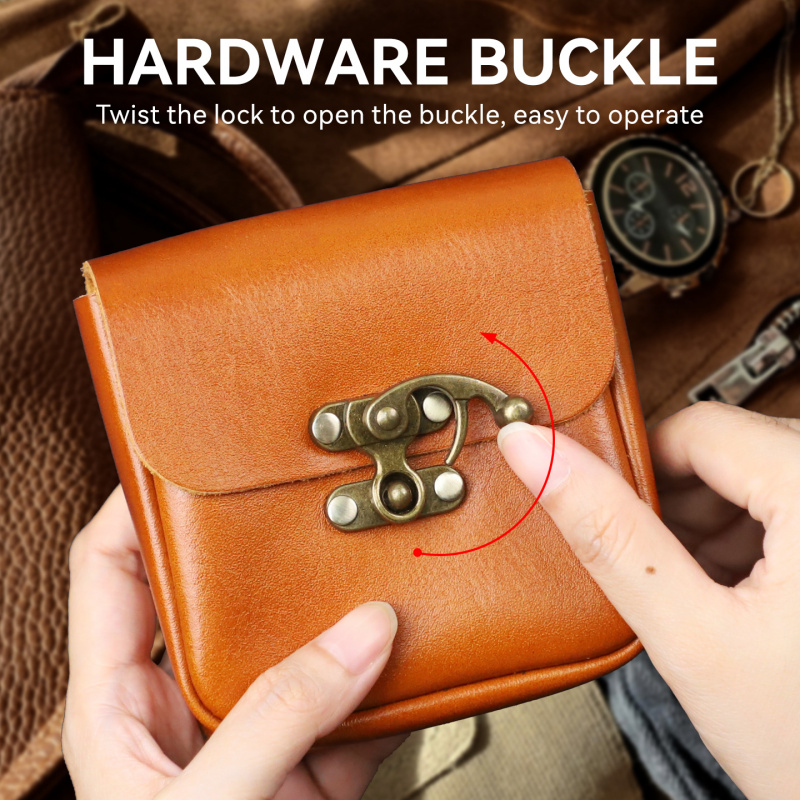 Soft Cowhide Small Waist Bag G - Home Security Key ulasan dan harga