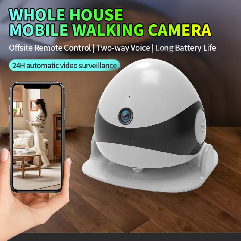 Wireless 2K HD Mobile Pet Comp - Home Security Robot Dog ulasan dan harga