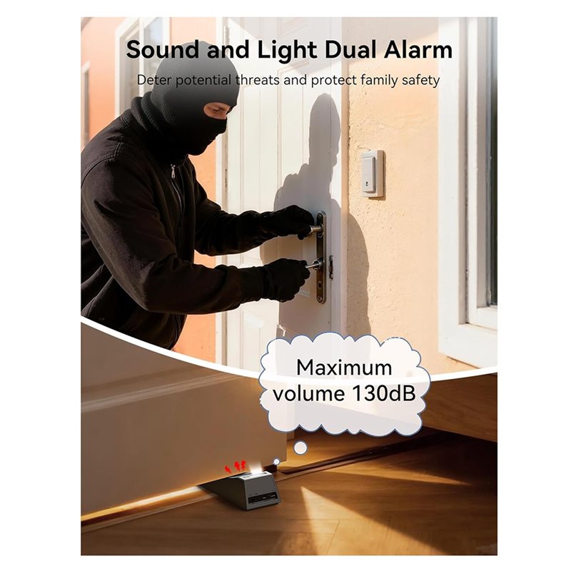 AB34-Door Stop Alarm, Door Sto - Door Wedge Alarm ulasan dan harga