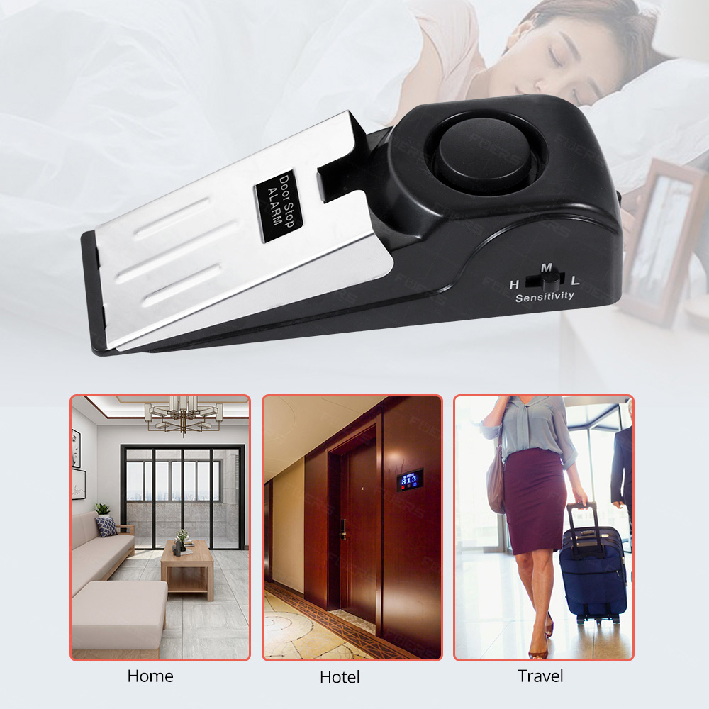 FUERS Door Stop Alarm System 1 - Door Wedge Alarm ulasan dan harga