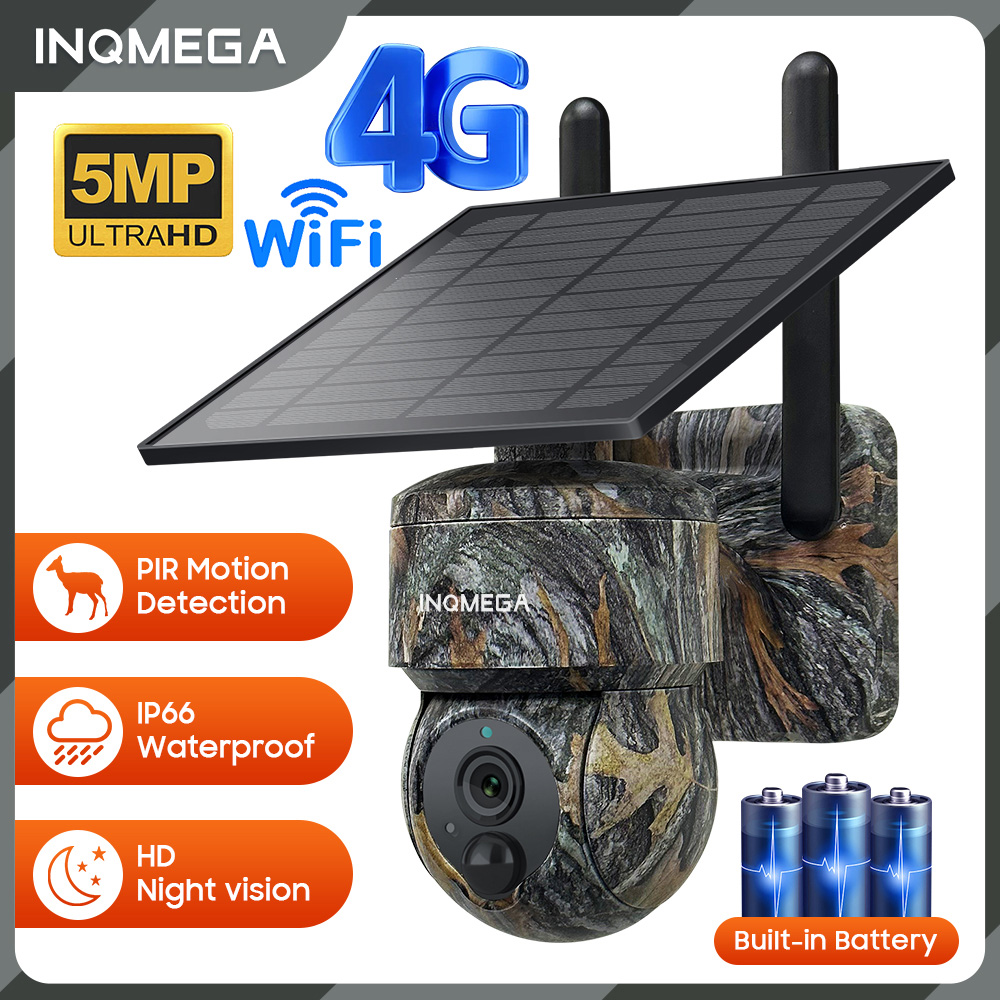 INQMEGA 5MP 4G / WIFI Solar Wi - Home Security Panel ulasan dan harga