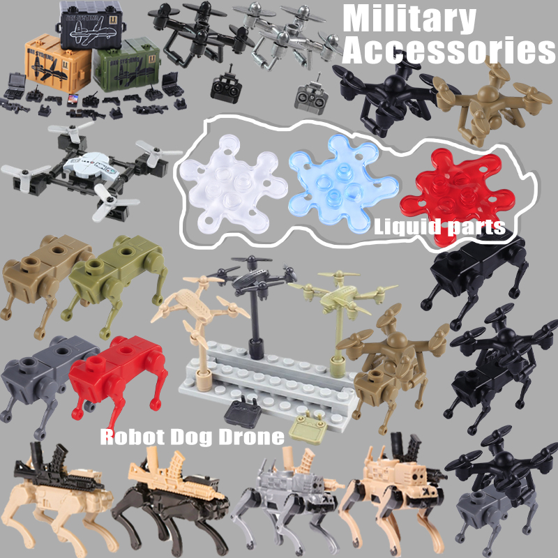 WW2 Military Accessories UAV R - Home Security Robot Dog ulasan dan harga