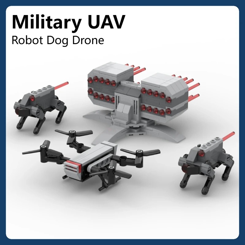 WW2 Military Accessories UAV R - Home Security Robot Dog ulasan dan harga