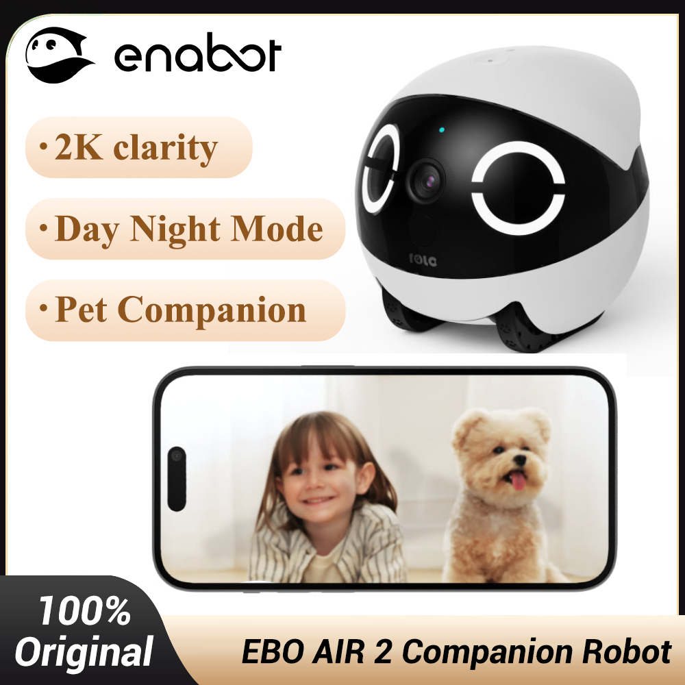 Enabot EBO AIR 2 Companion Rob - Home Security Robot Dog ulasan dan harga