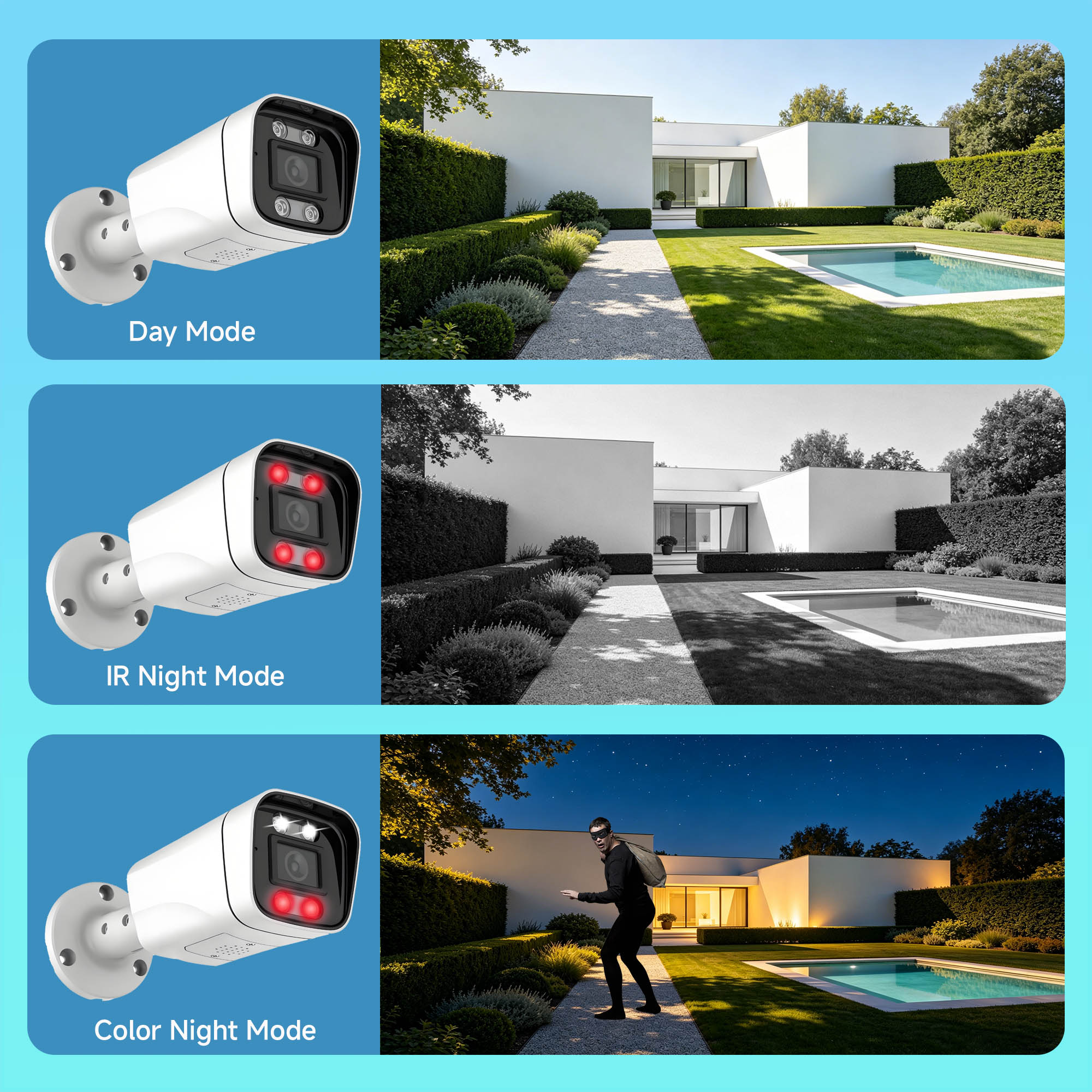 BFMore 8MP 4K Ai Human Detecti - Home Security Video Systems ulasan dan harga
