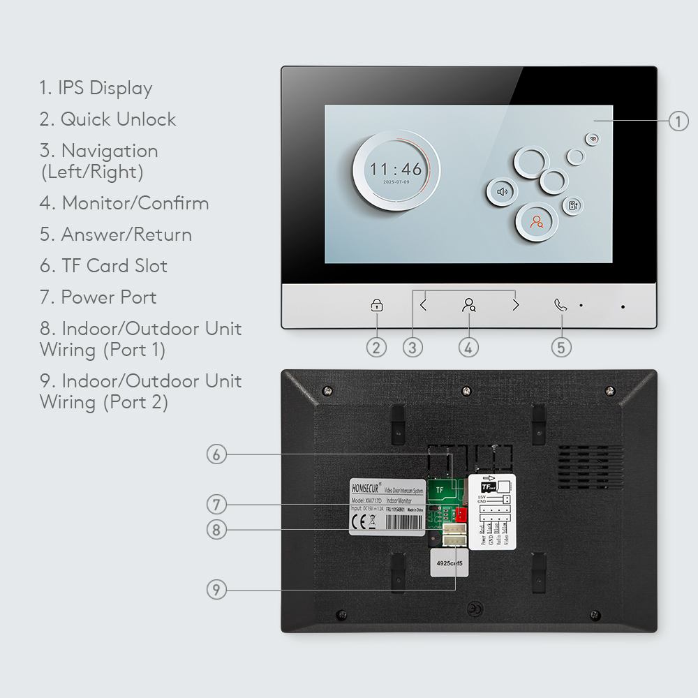 Tuya Smart WIFI Indoor Monitor - Home Security Panel ulasan dan harga