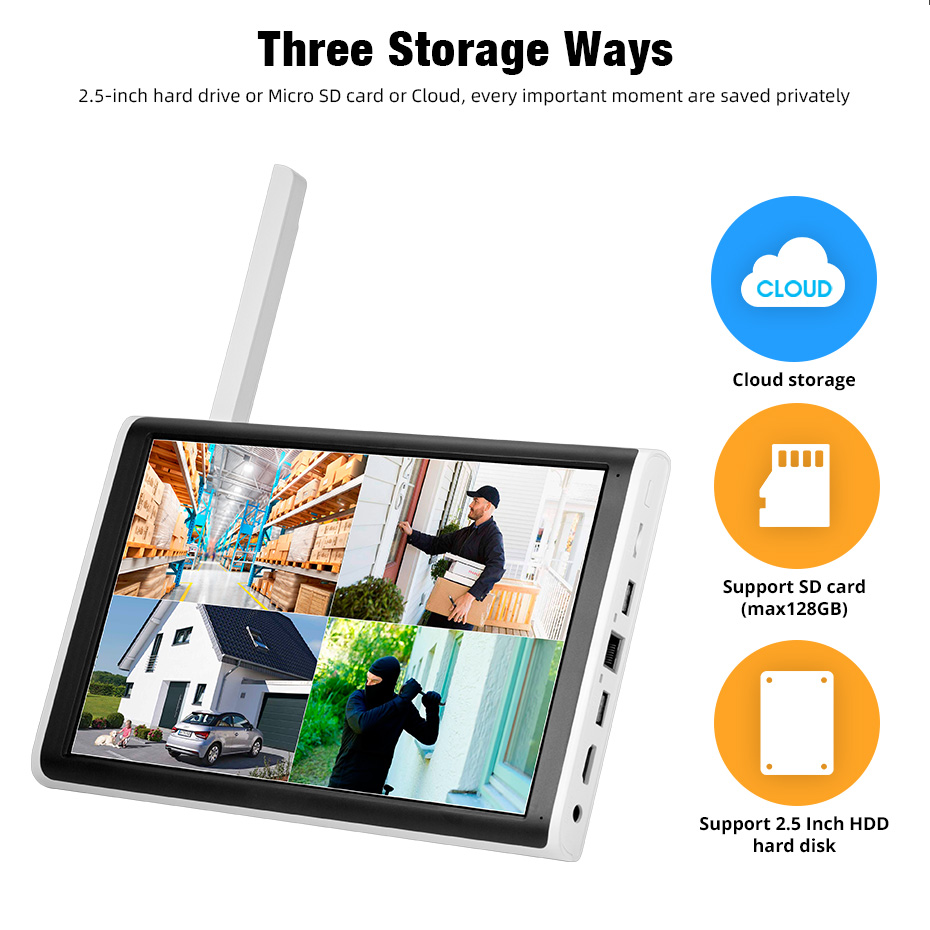 KERUI 2K 3K 4MP 8CH NVR WIFI O - Home Security Panel ulasan dan harga