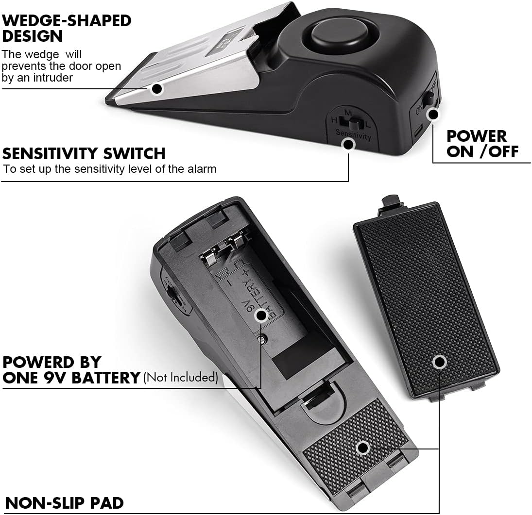 Door Stop Alarm, Door Stopper  - Door Wedge Alarm ulasan dan harga