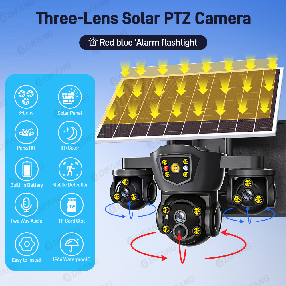 V380 Pro New 20MP WIFI Solar C - Home Security Panel ulasan dan harga