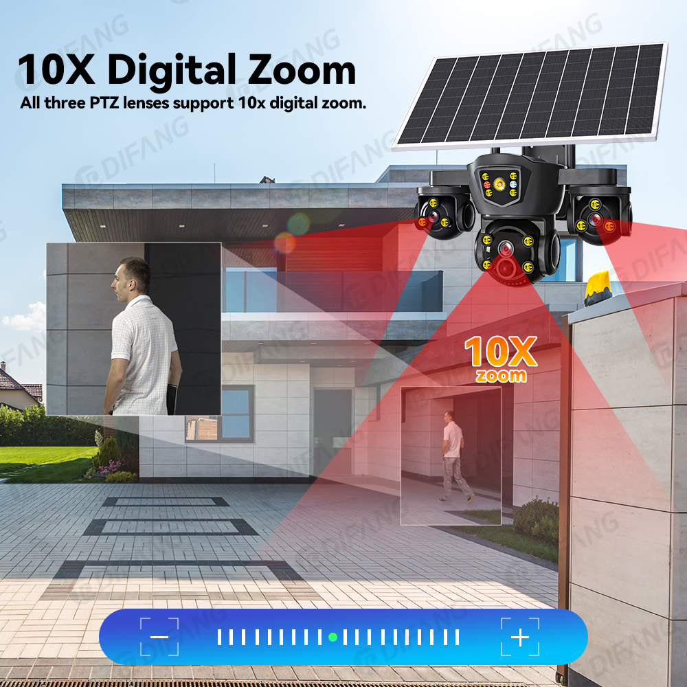 V380 Pro New 20MP WIFI Solar C - Home Security Panel ulasan dan harga