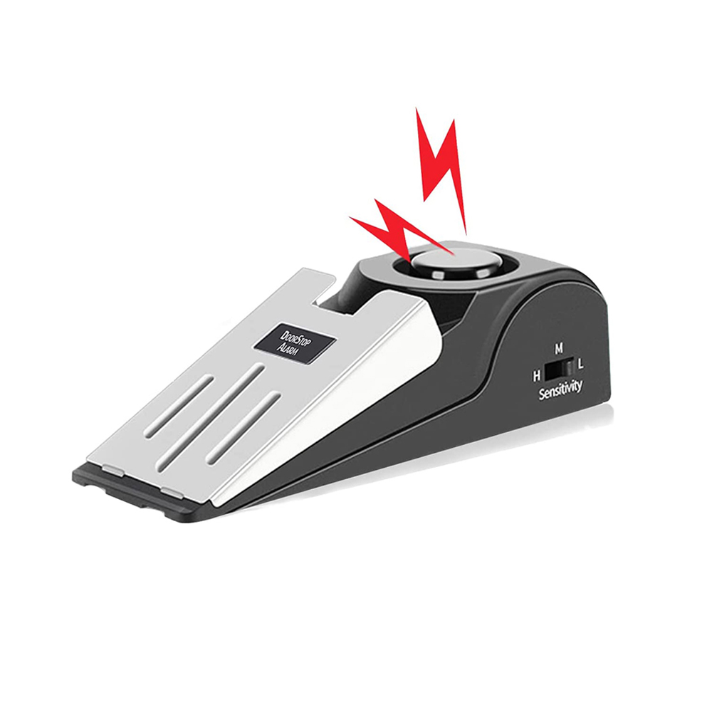 1Pc Door Stopper Alarm Portabl - Door Wedge Alarm ulasan dan harga