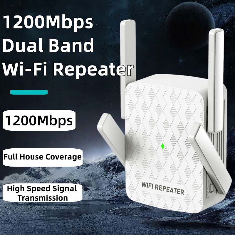 1200Mbps Wireless Wifi Extende - Home Security No Wifi ulasan dan harga