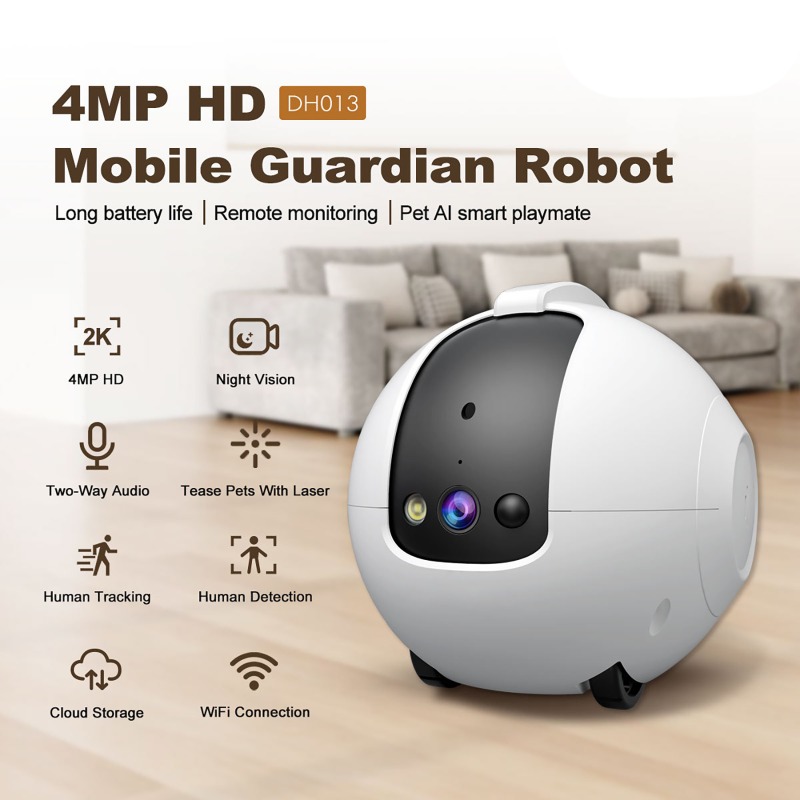 Home Care Security Camera Mobi - Home Security Robot Dog ulasan dan harga