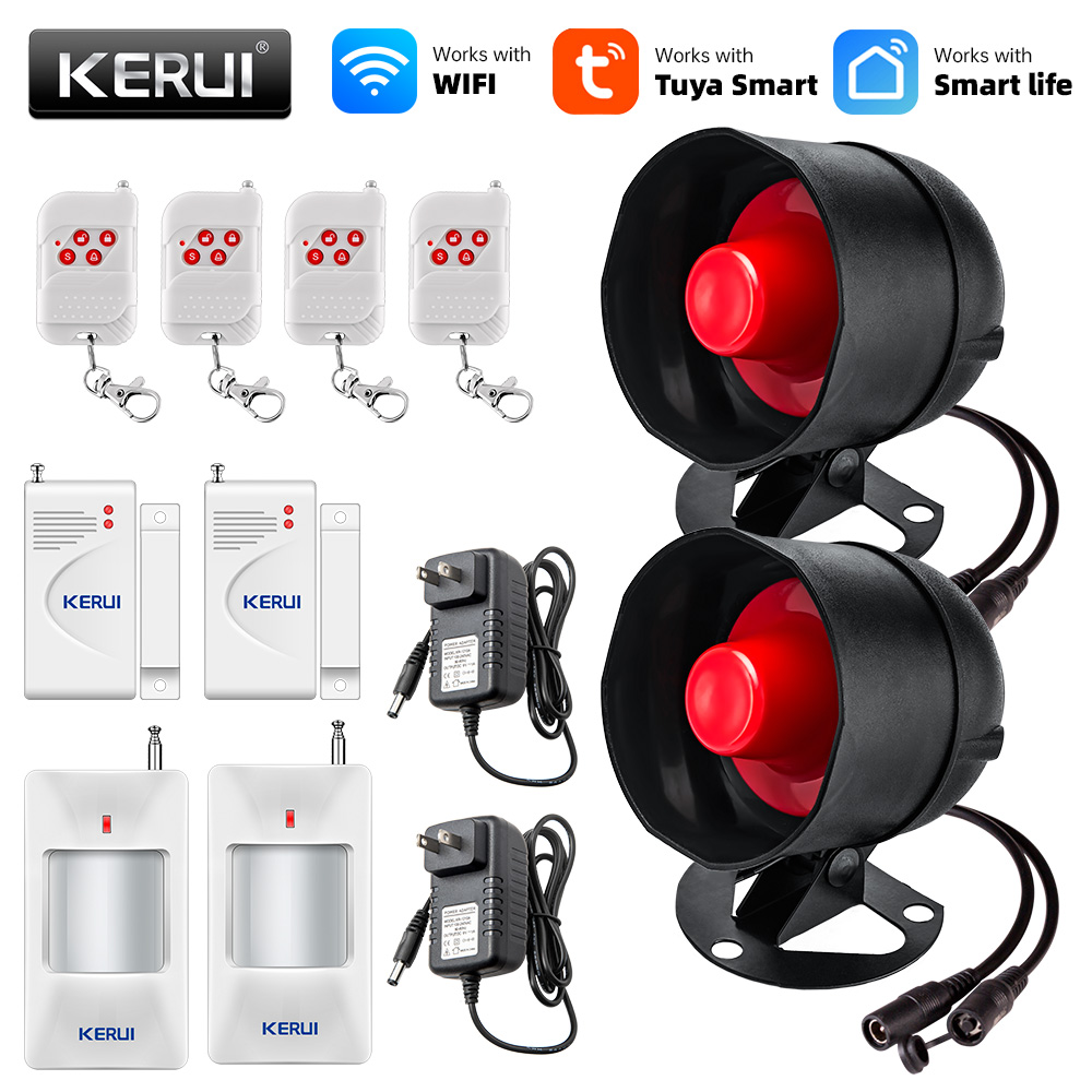 KERUI Tuya Smart WIFI Wireless - Home Security No Wifi ulasan dan harga