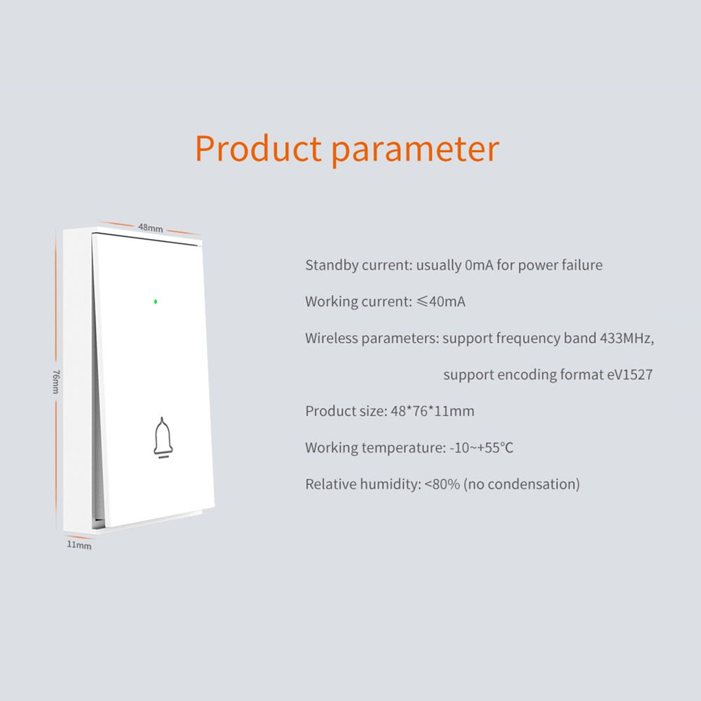 Staniot B100 Wireless Door Bel - Home Security Video Systems ulasan dan harga