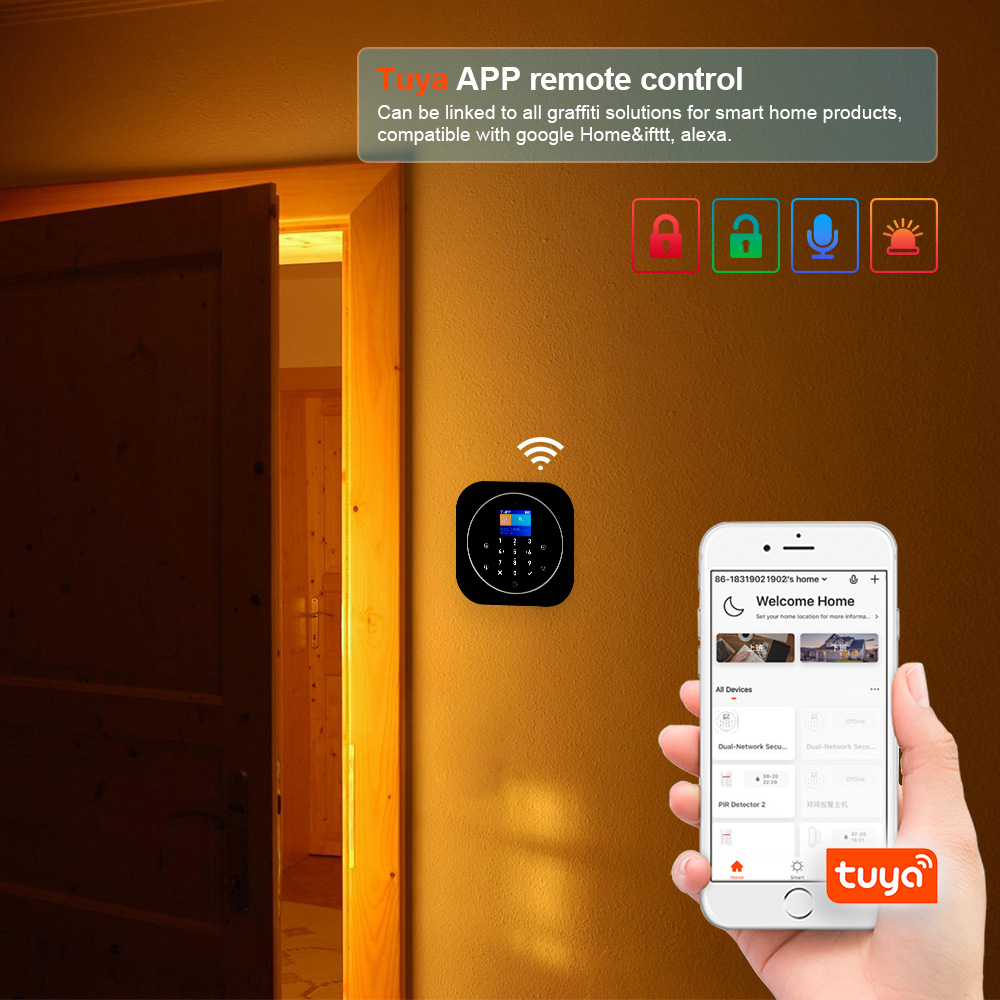 KERUI G12 Wireless Tuya Home A - Home Security No Wifi ulasan dan harga