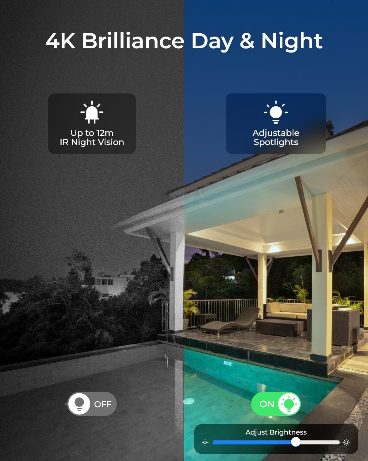 PoE 4K Outdoor Home Security C - Home Security Camera Installation ulasan dan harga