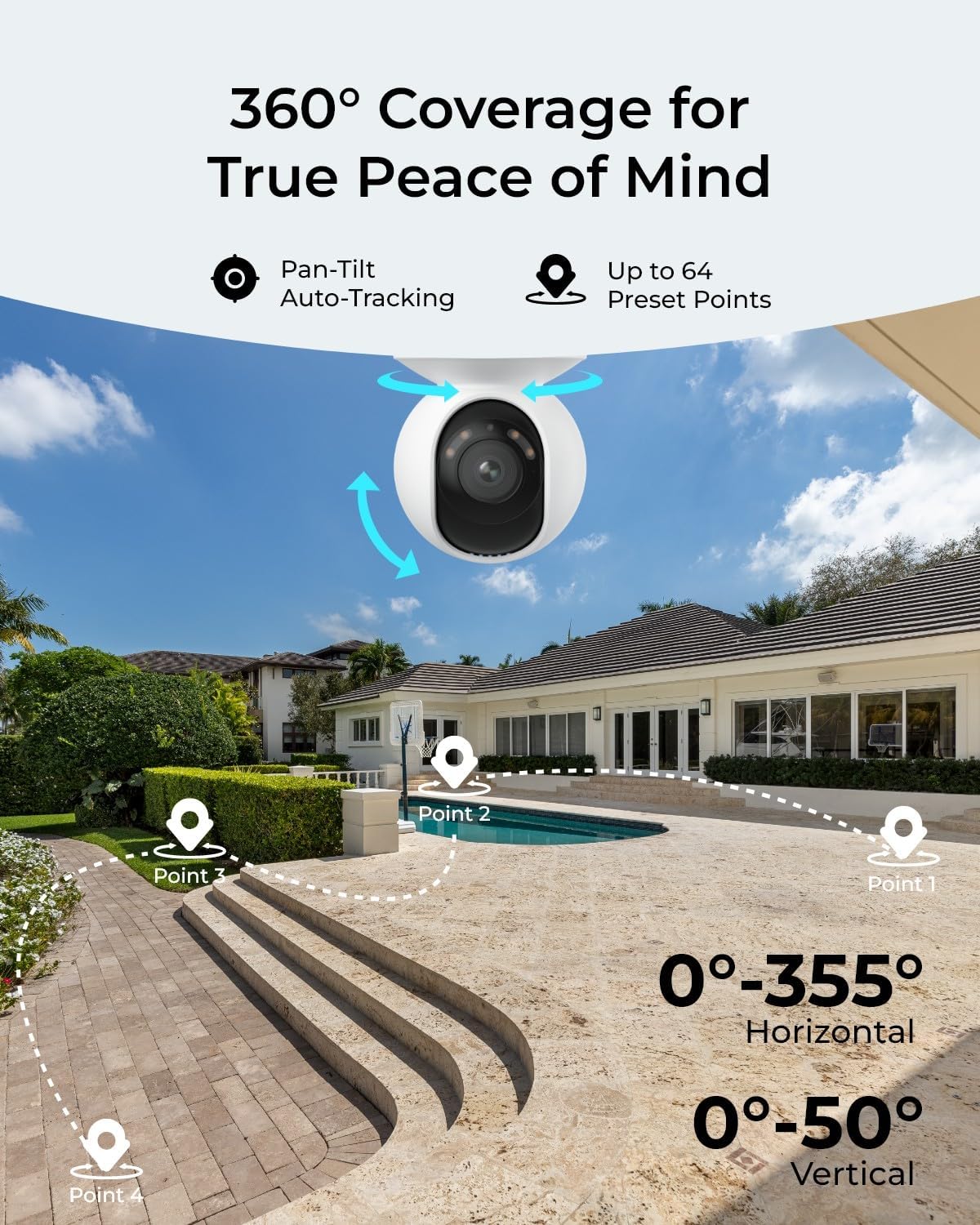 PoE 4K Outdoor Home Security C - Home Security Camera Installation ulasan dan harga