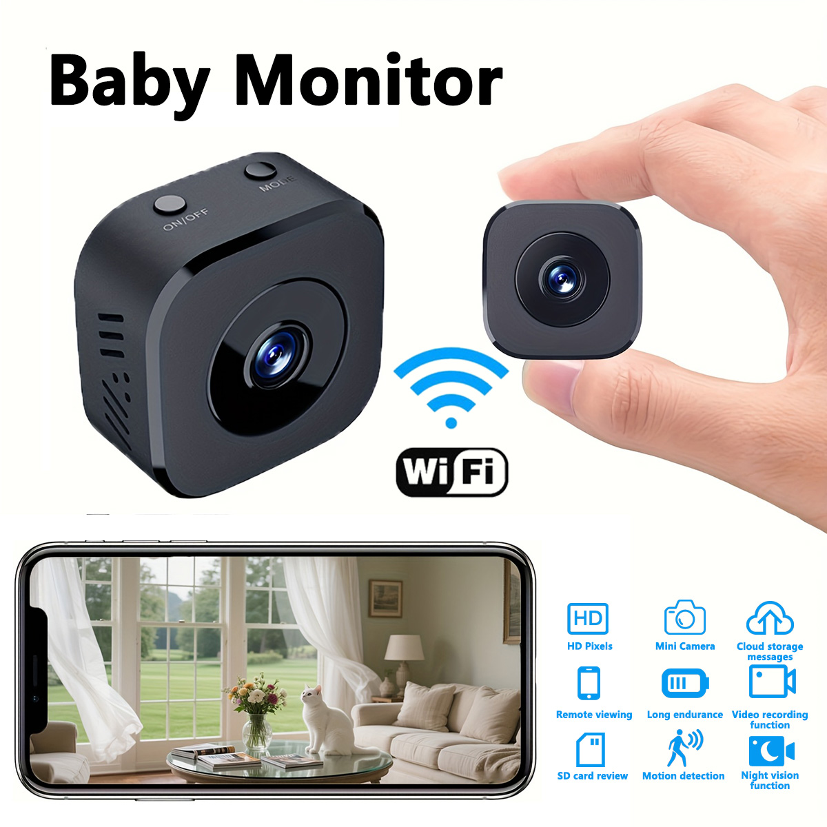 1080P HD Mini WiFi Camera Indo - Home Security Panel ulasan dan harga