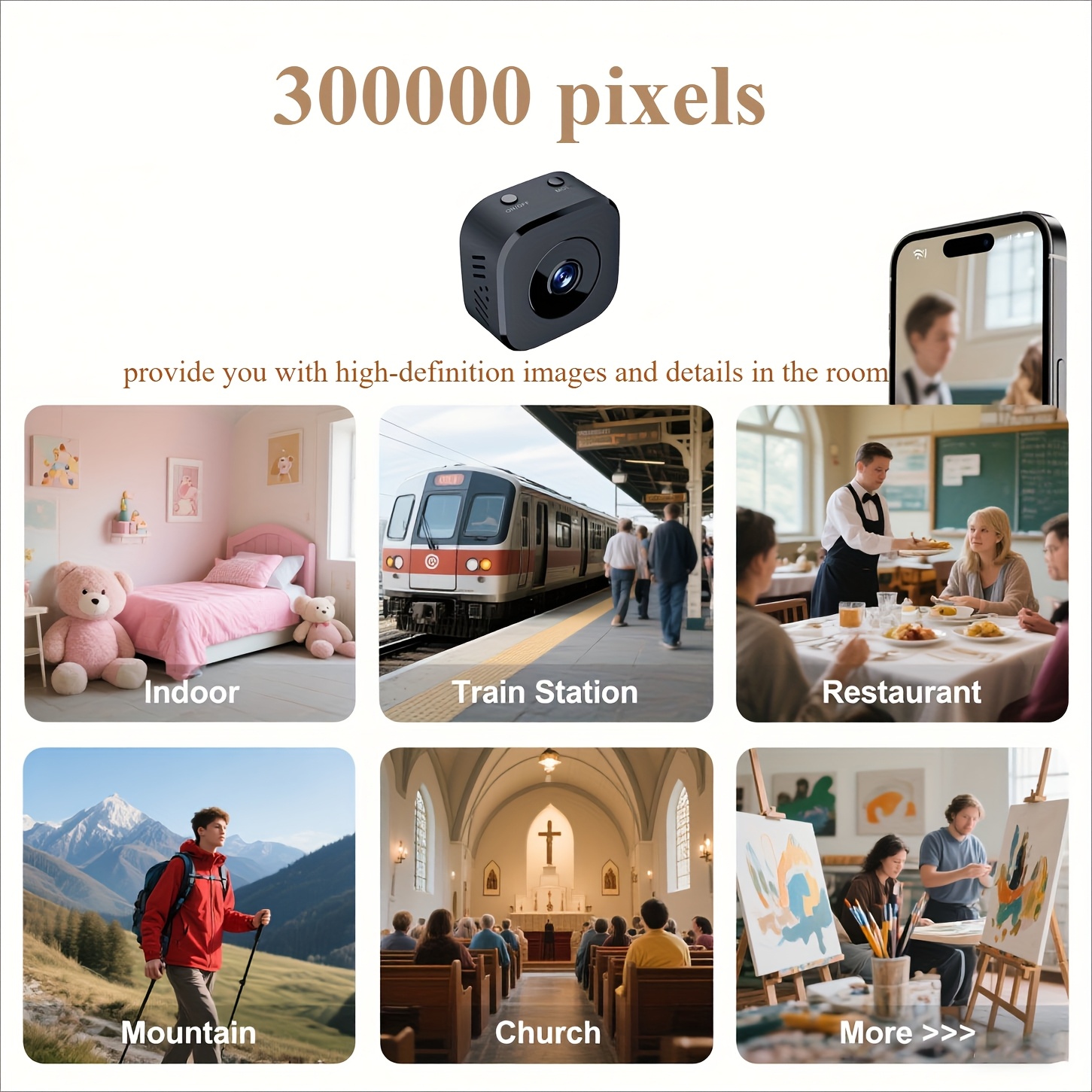 1080P HD Mini WiFi Camera Indo - Home Security Panel ulasan dan harga