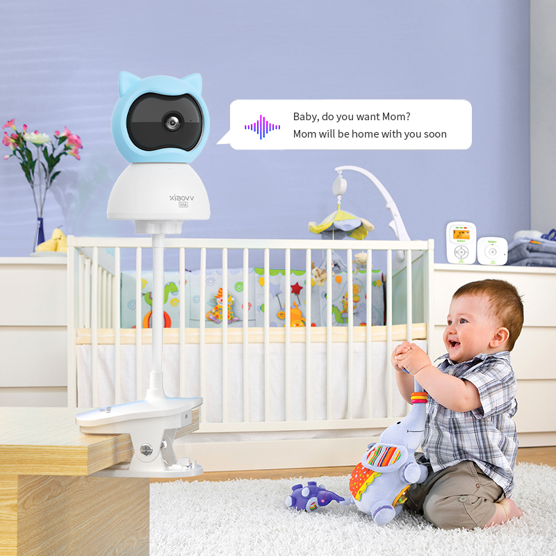 4MP WiFi xiaovv indoor Baby Mo - Home Security No Wifi ulasan dan harga