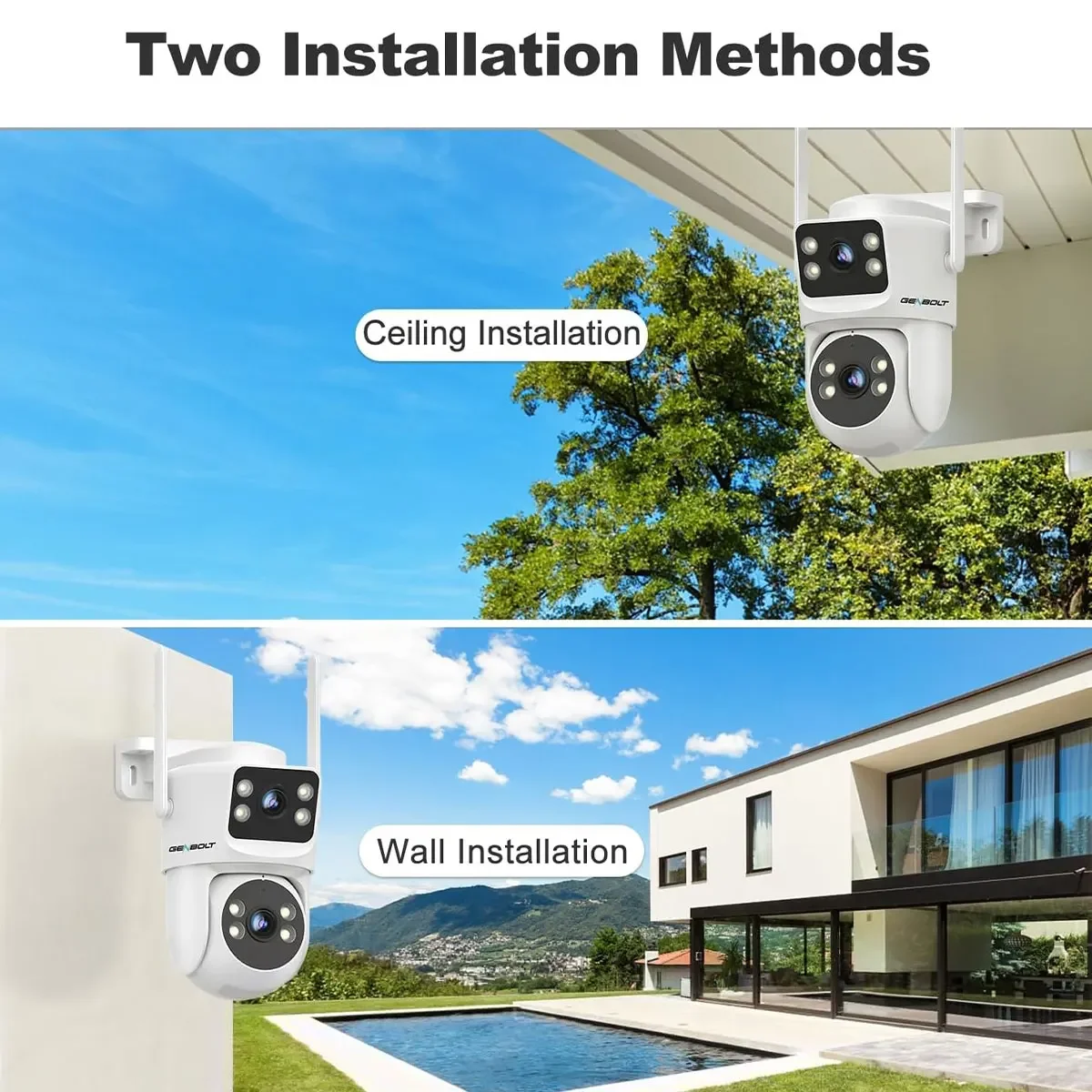 GENBOLT PTZ WiFi Security Came - Home Security Video Systems ulasan dan harga
