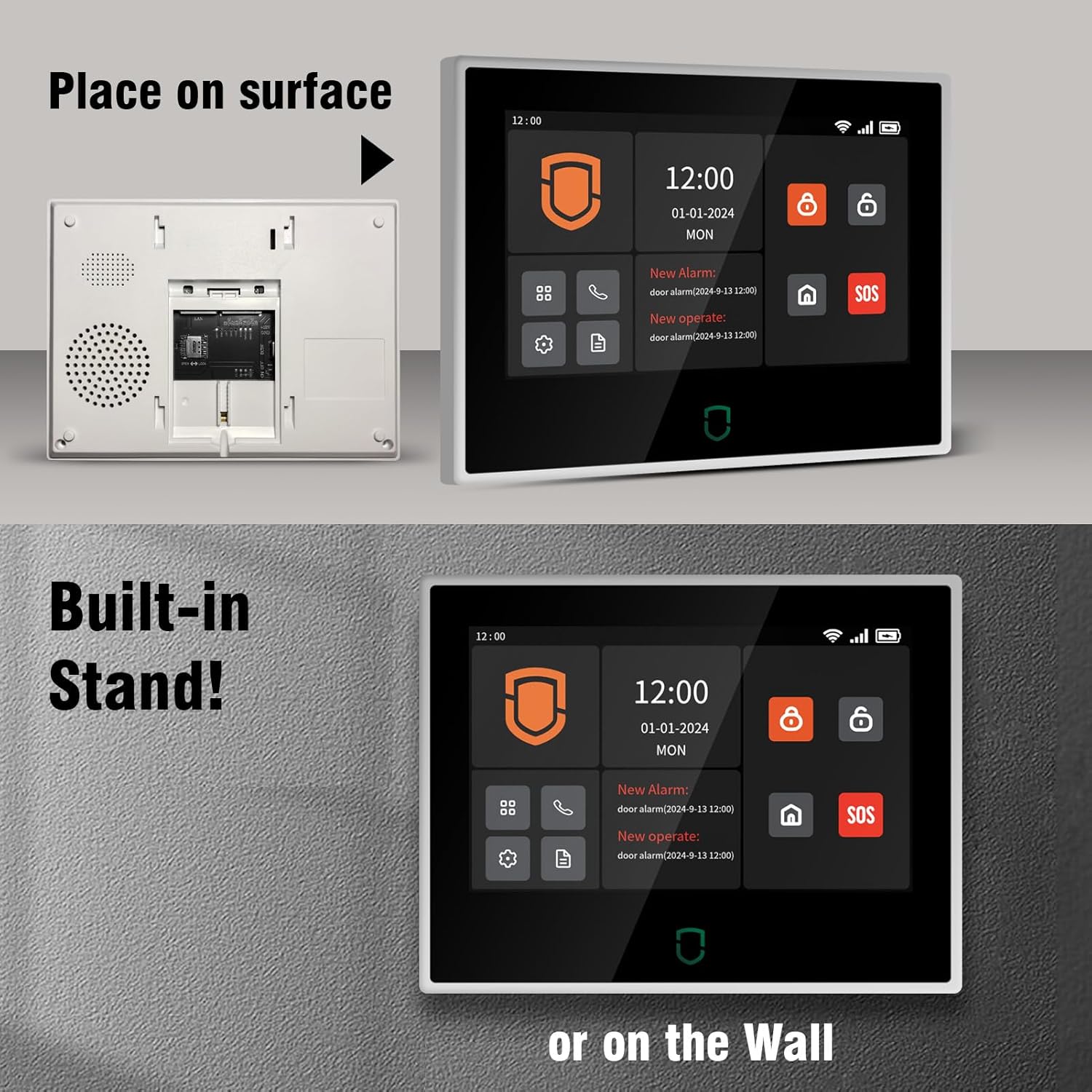 Wolf-Guard 7 inch Touch Screen - Home Security No Wifi ulasan dan harga