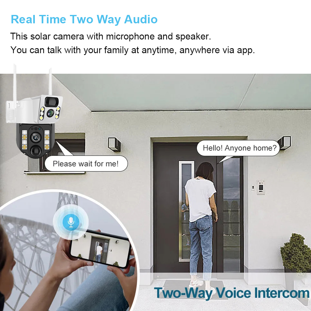 WiFi/4G Solar Camera IP CCTV S - Home Security No Wifi ulasan dan harga