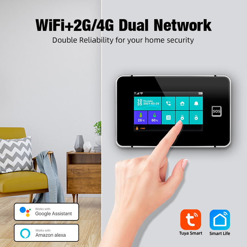 KERUI 4.3 Inch Touch Screen Ho - Home Security No Wifi ulasan dan harga