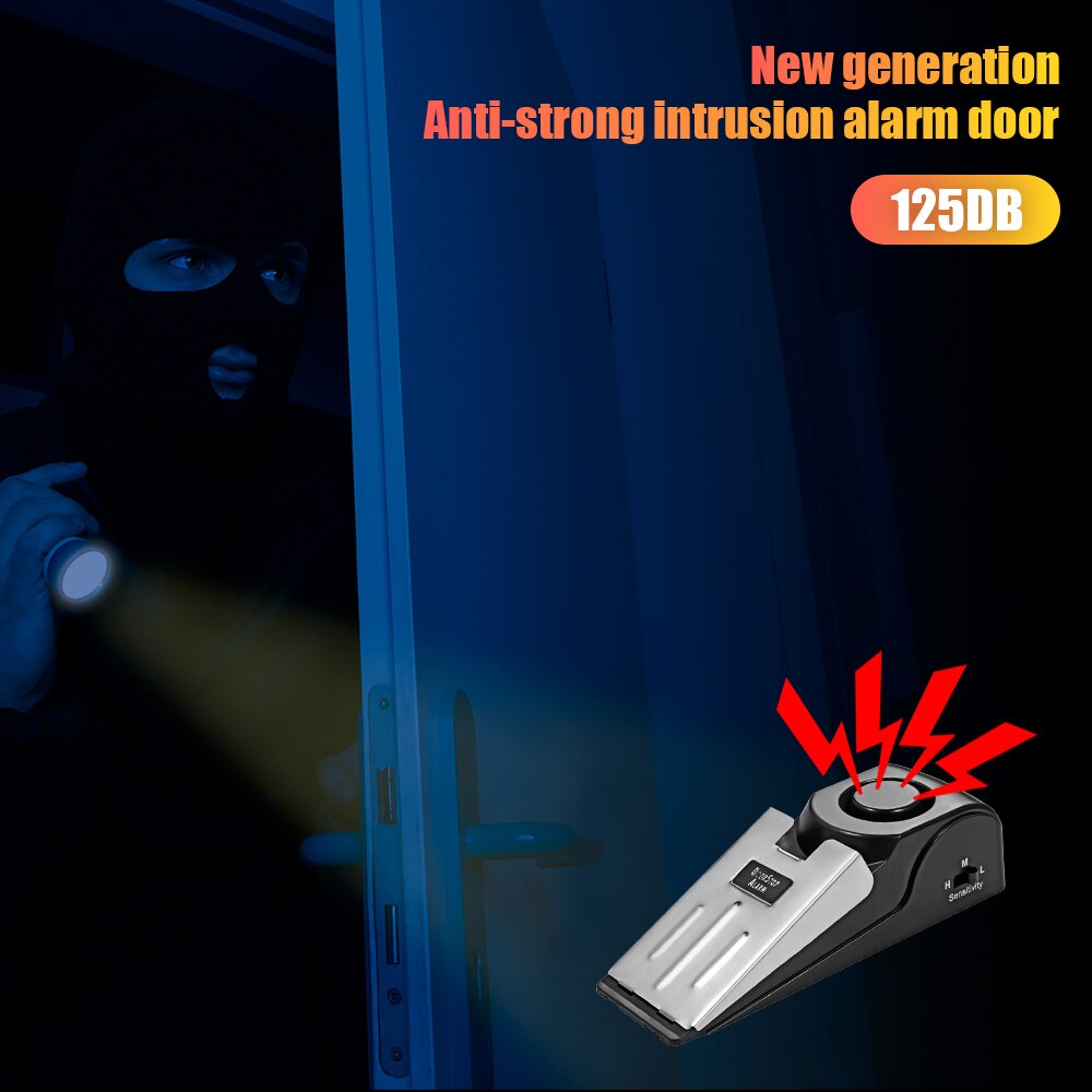 2 Pack Wireless Door Stop Alar - Door Wedge Alarm ulasan dan harga
